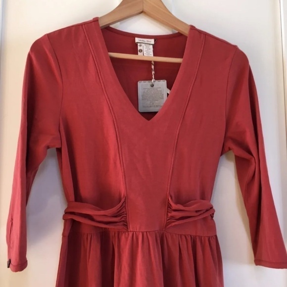 NEW Matilda Jane Tie Waist Dress V-Neck - Picture 3 of 4